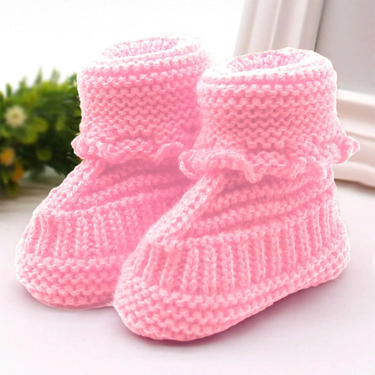 Baby Infant Newborn Crochet Short Boots Toddler Light Breathable Mesh House Booties Girls Indoor First Walking Shoes