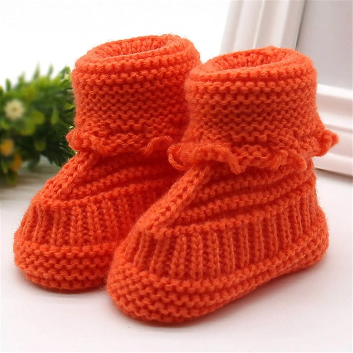 Baby Infant Newborn Crochet Short Boots Toddler Light Breathable Mesh House Booties Girls Indoor First Walking Shoes