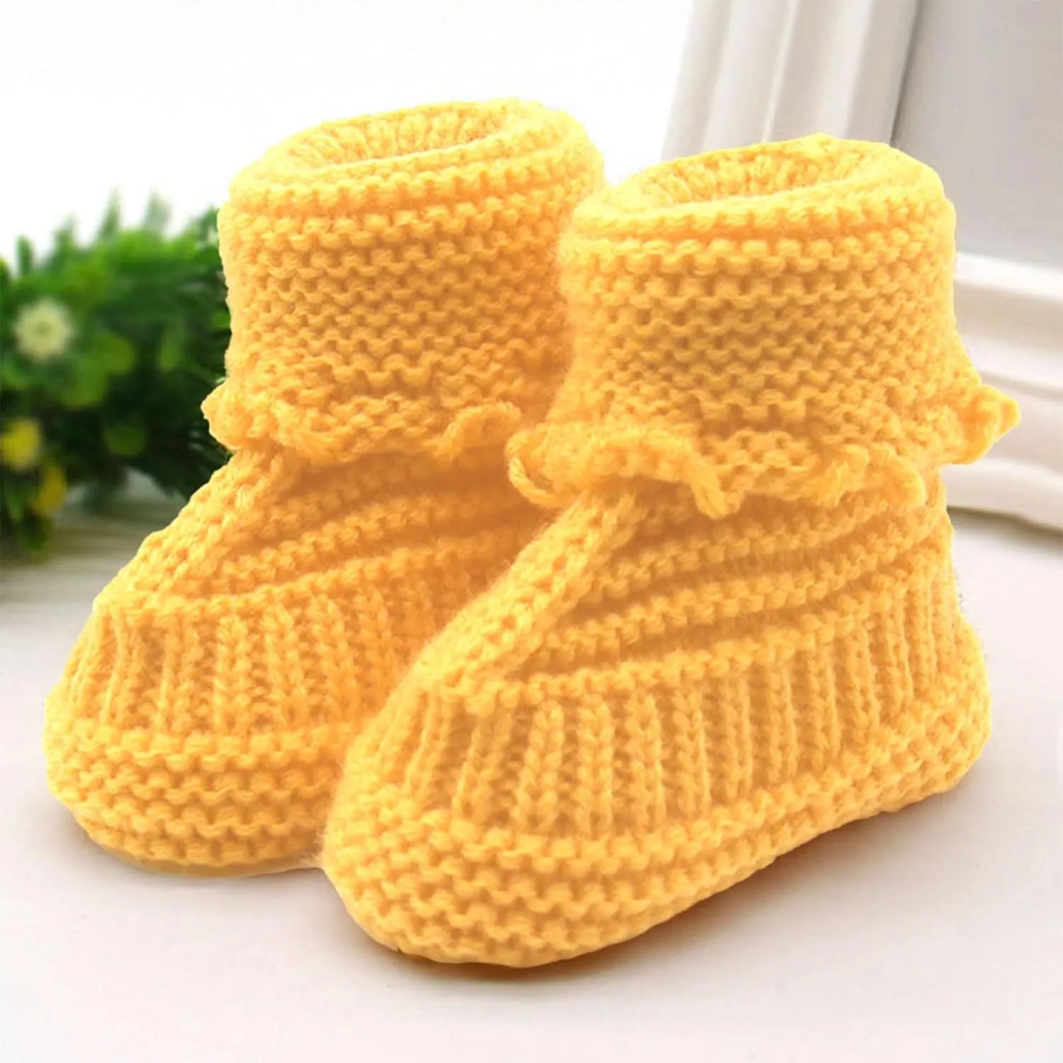 Baby Infant Newborn Crochet Short Boots Toddler Light Breathable Mesh House Booties Girls Indoor First Walking Shoes