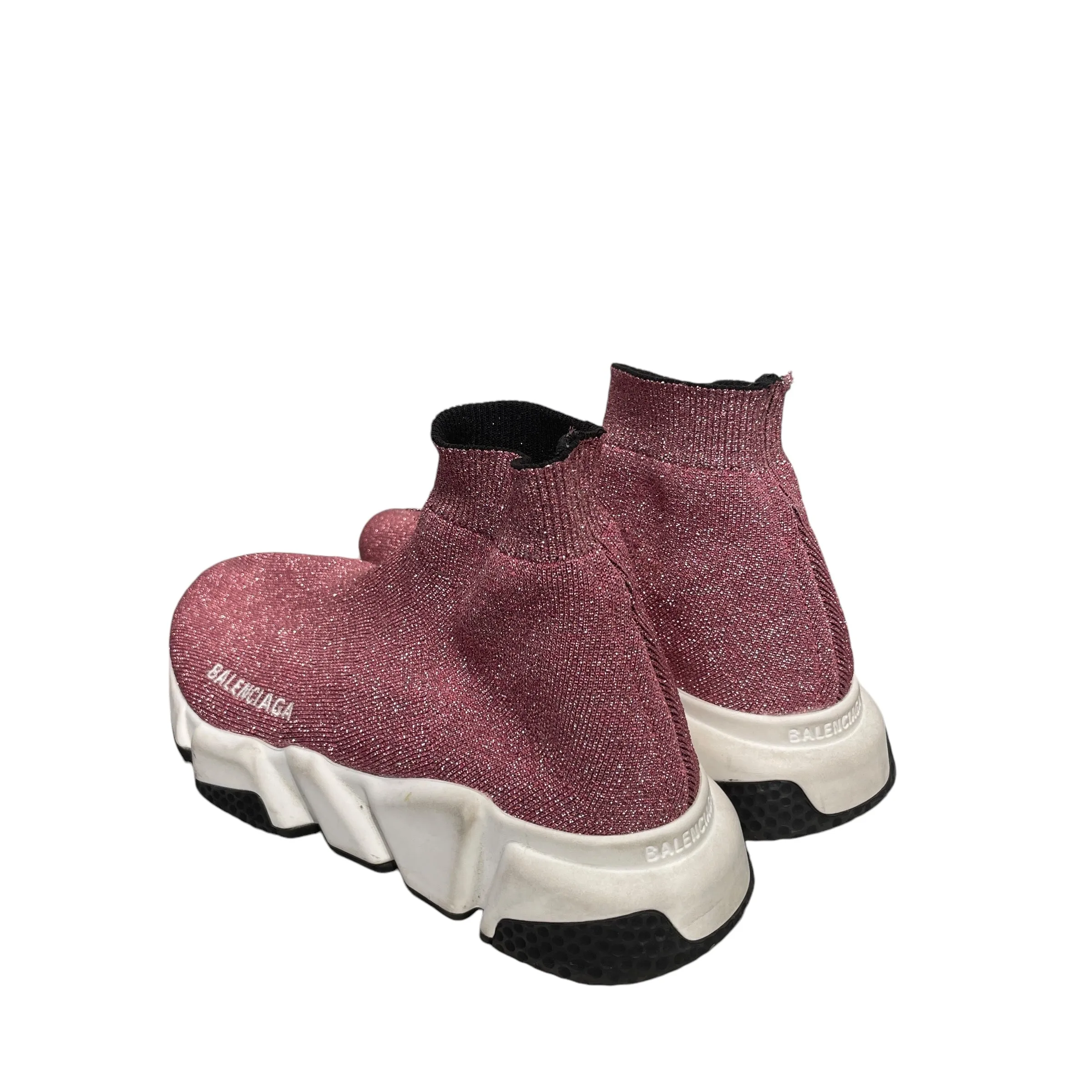 BALENCIAGA/Hi-Sneakers/EU 36/Glitter/PNK/SOCK SPEED TRAINER
