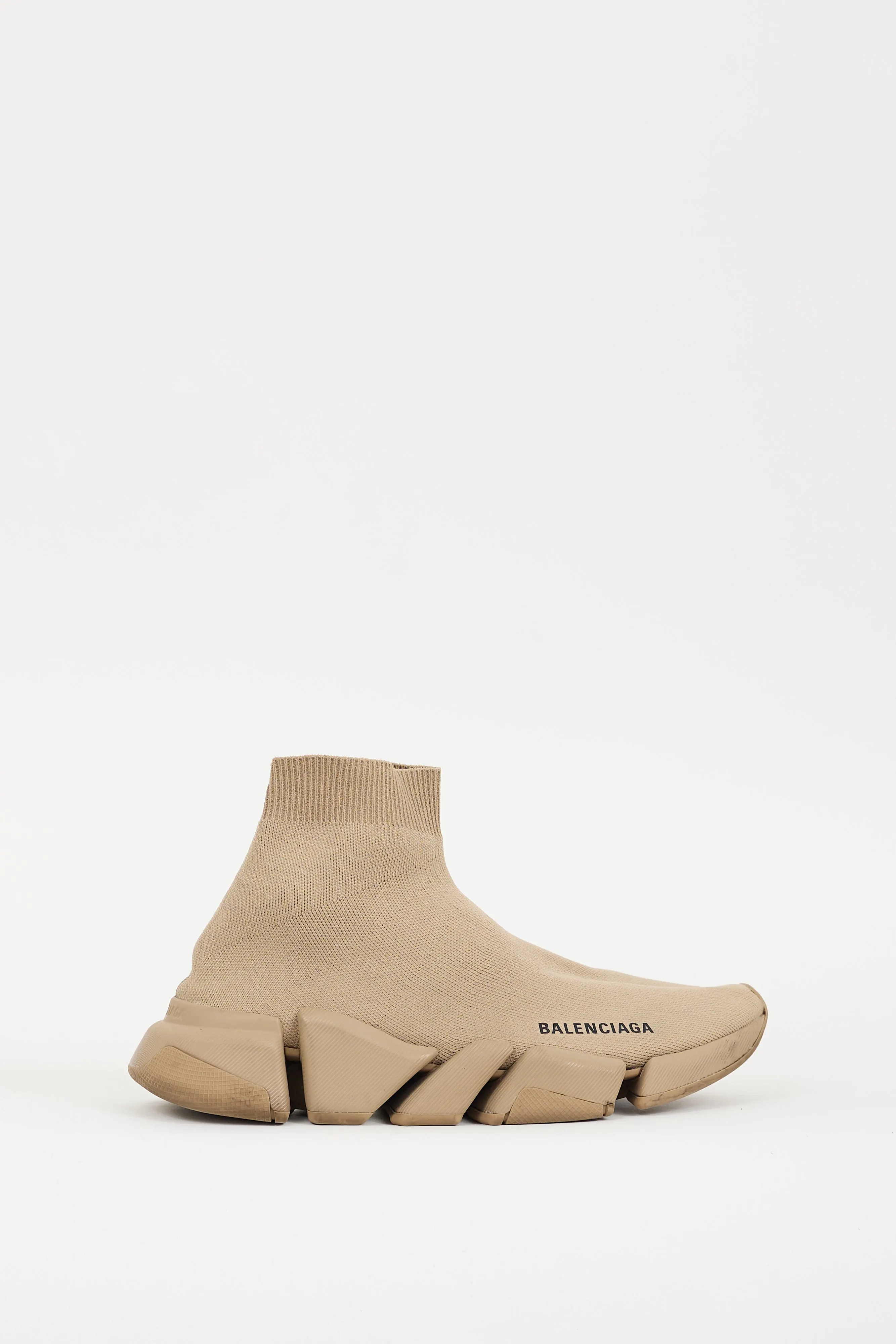Beige Speed 2.0 Knit Sneaker