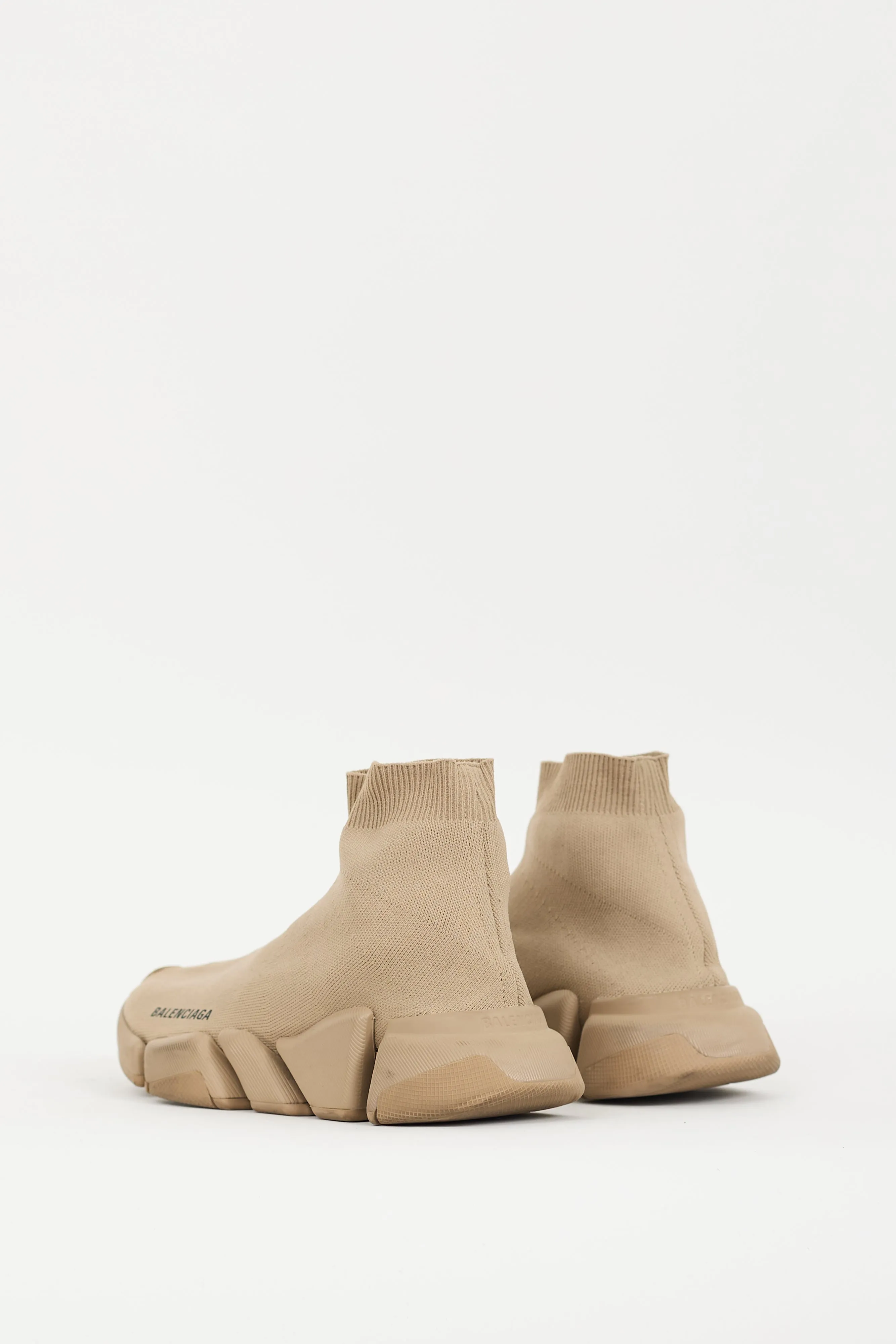 Beige Speed 2.0 Knit Sneaker