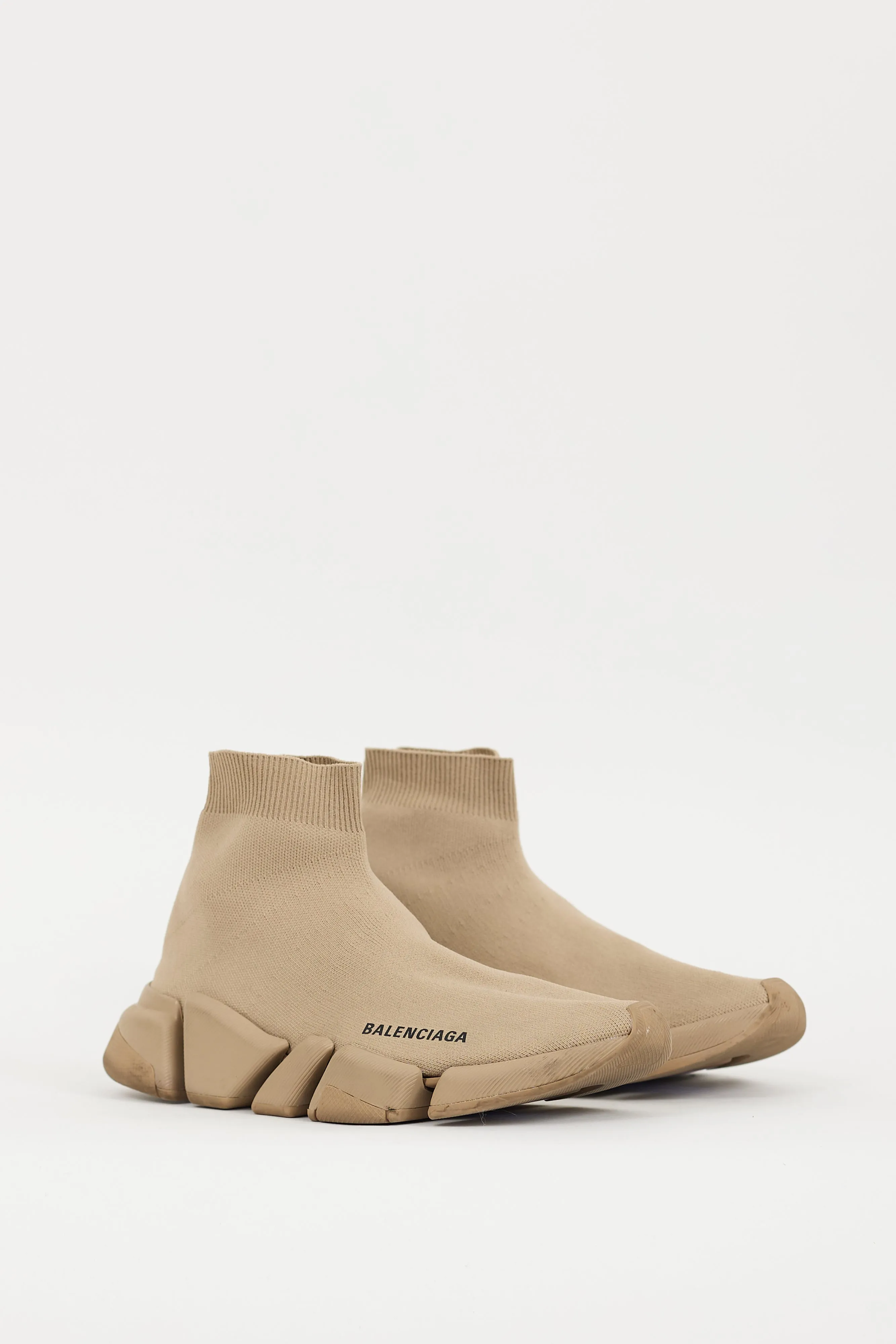 Beige Speed 2.0 Knit Sneaker