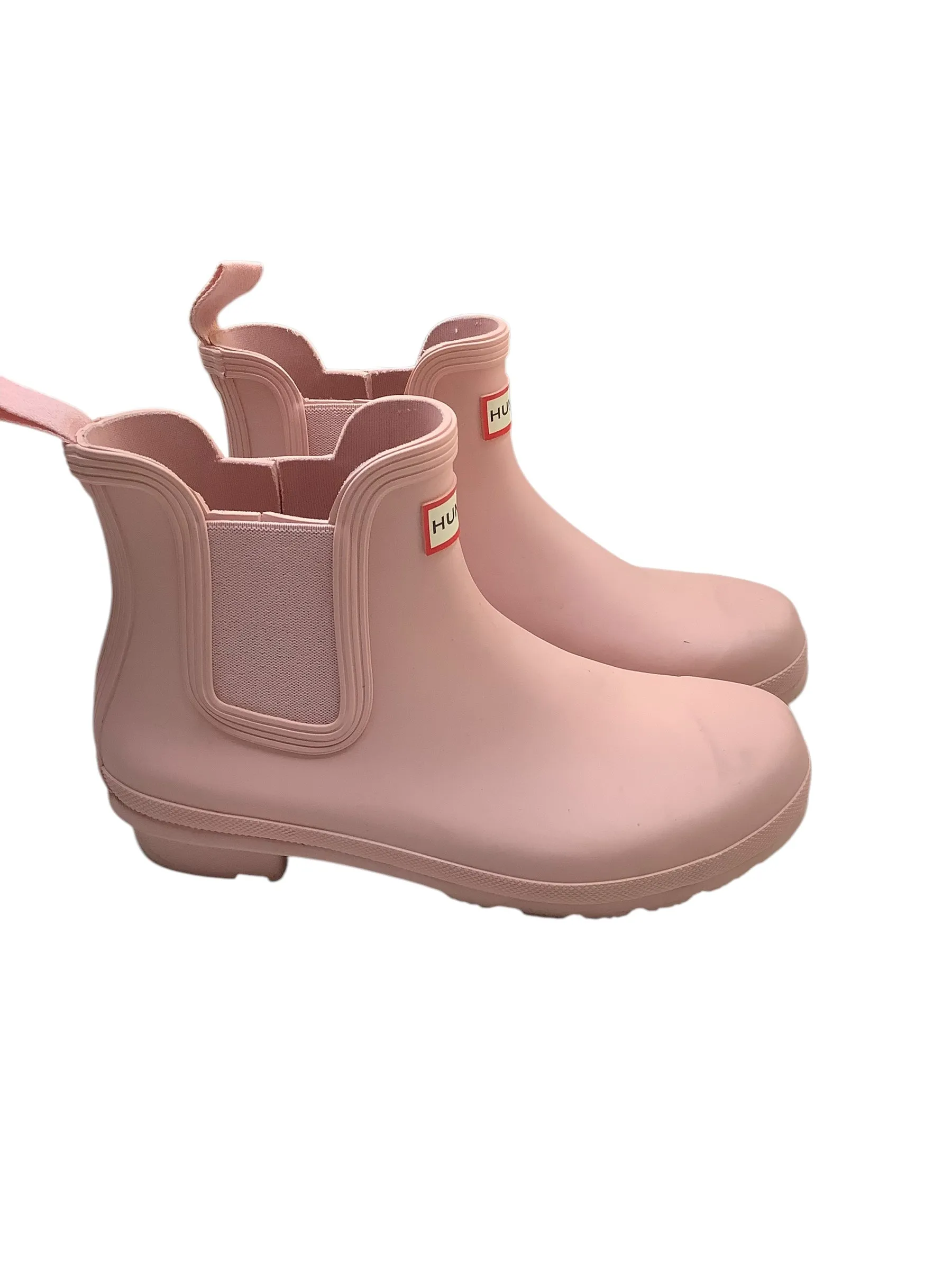 Boots Rain By Hunter In Pink, Size: 8