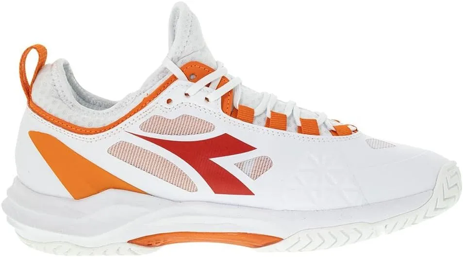 Diadora Womens Speed Blushield Fly 3 Plus Ag Tennis Sneakers Shoes - White