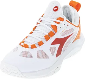 Diadora Womens Speed Blushield Fly 3 Plus Ag Tennis Sneakers Shoes - White