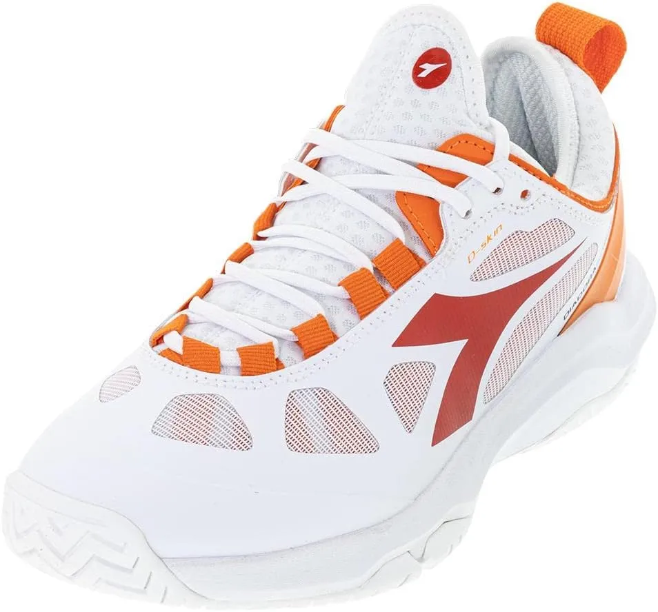 Diadora Womens Speed Blushield Fly 3 Plus Ag Tennis Sneakers Shoes - White