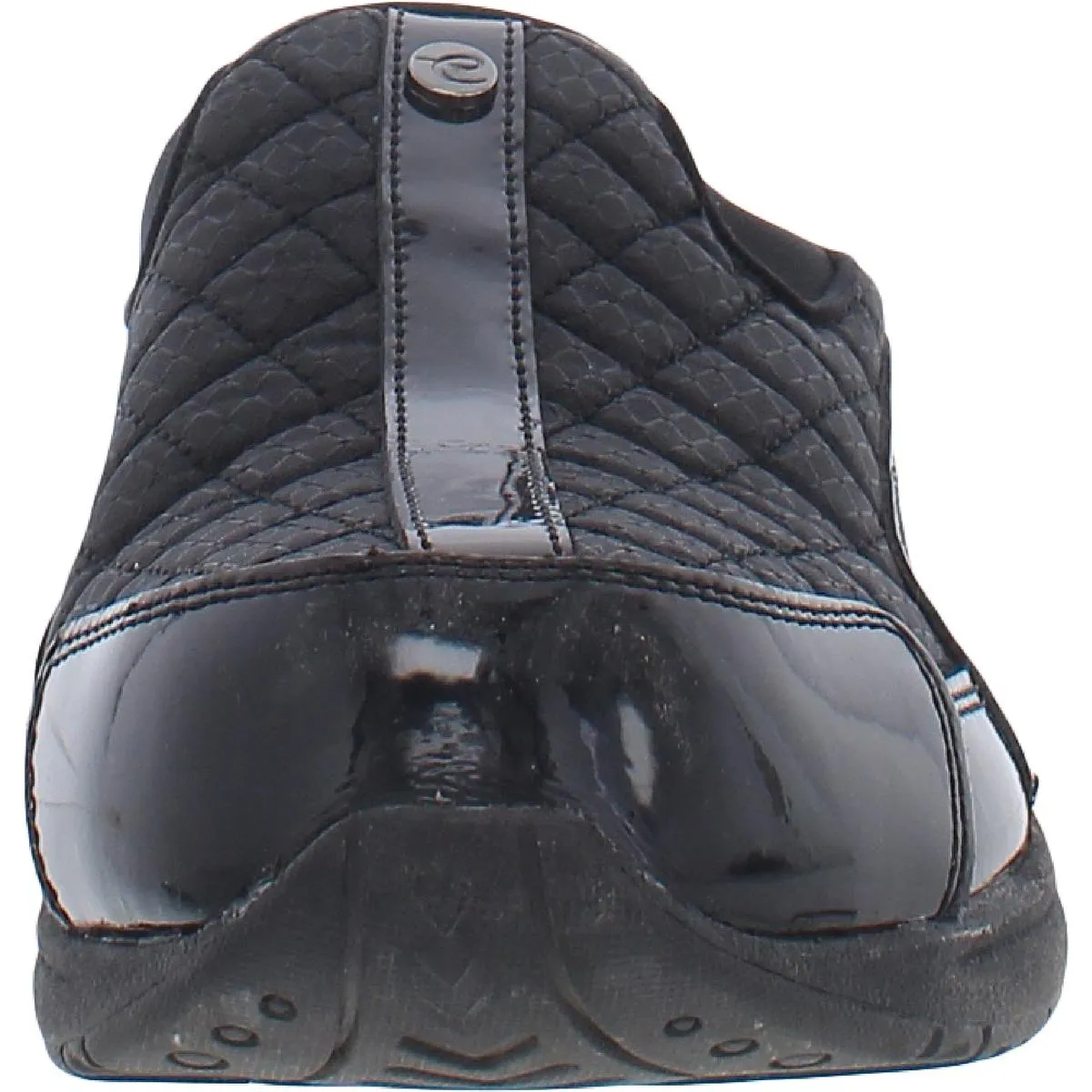 Easy Spirit Womens TRAVELTIME12 Patent Leather Slip On Mules