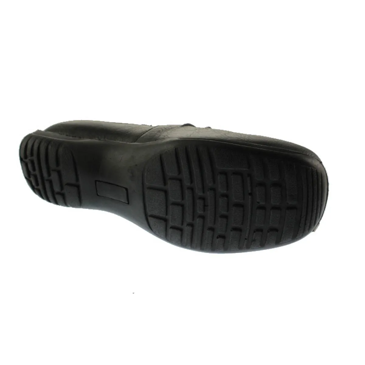 Easy Street Womens Holly Faux Leather Stretch Mules