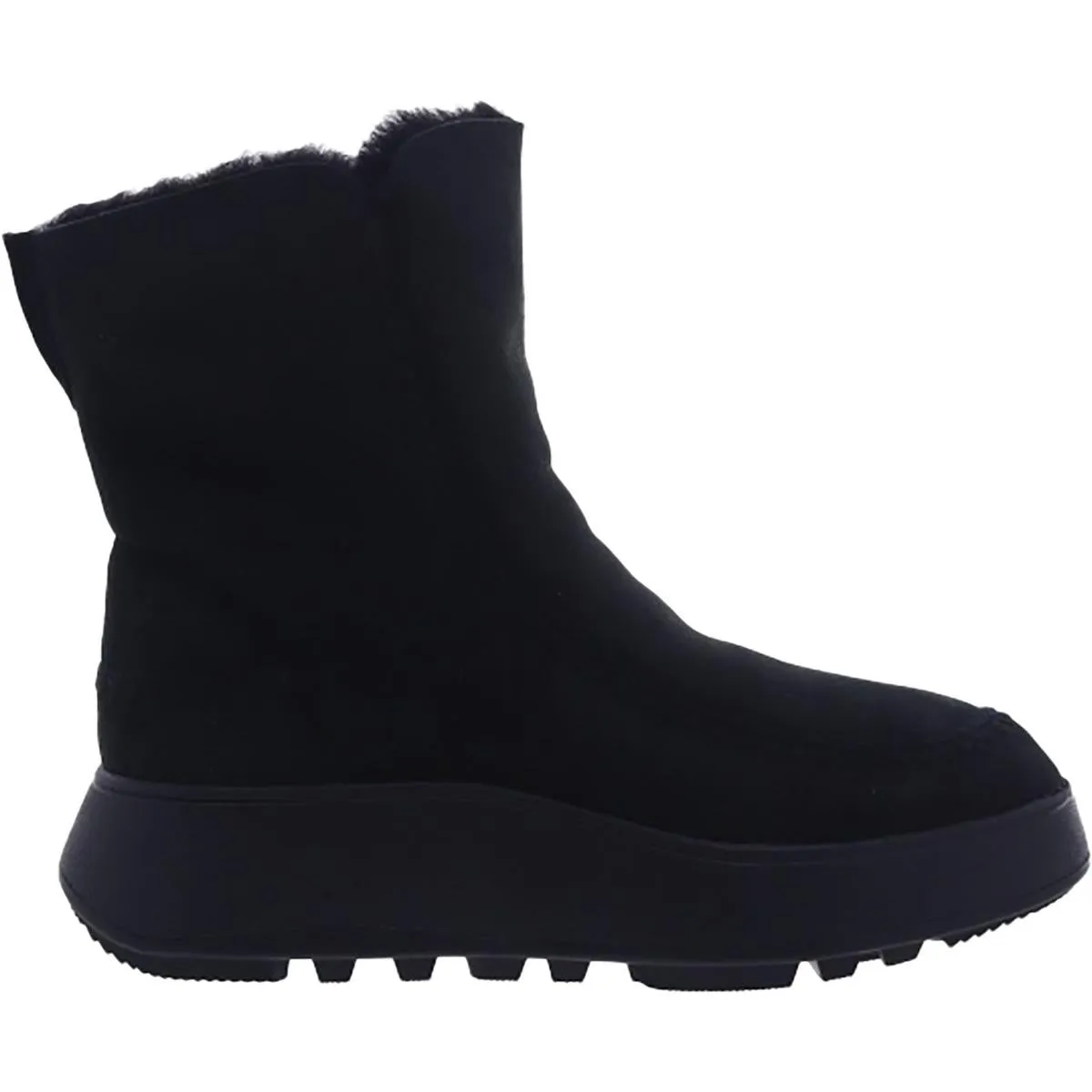Fitflop Womens F-MODE CROCHET Leather Pull On Winter & Snow Boots