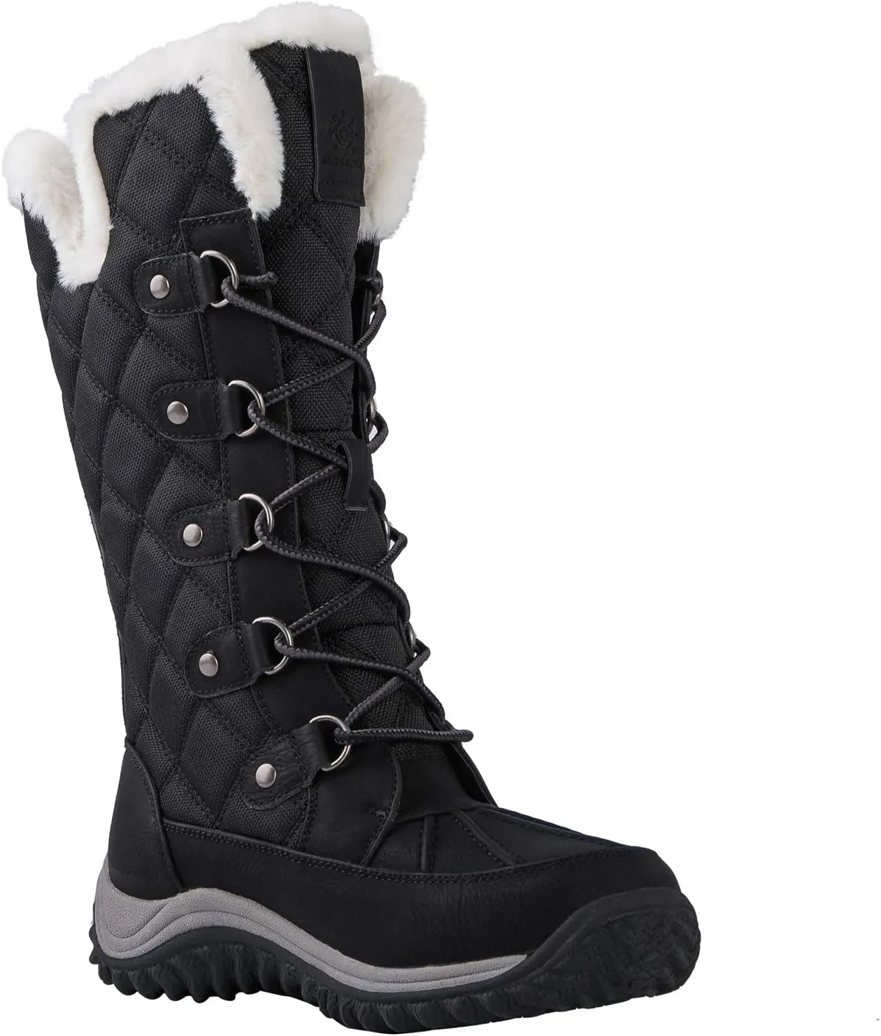 GLOBALWIN Women's Mid-Calf Fleece Lined Winter Boots