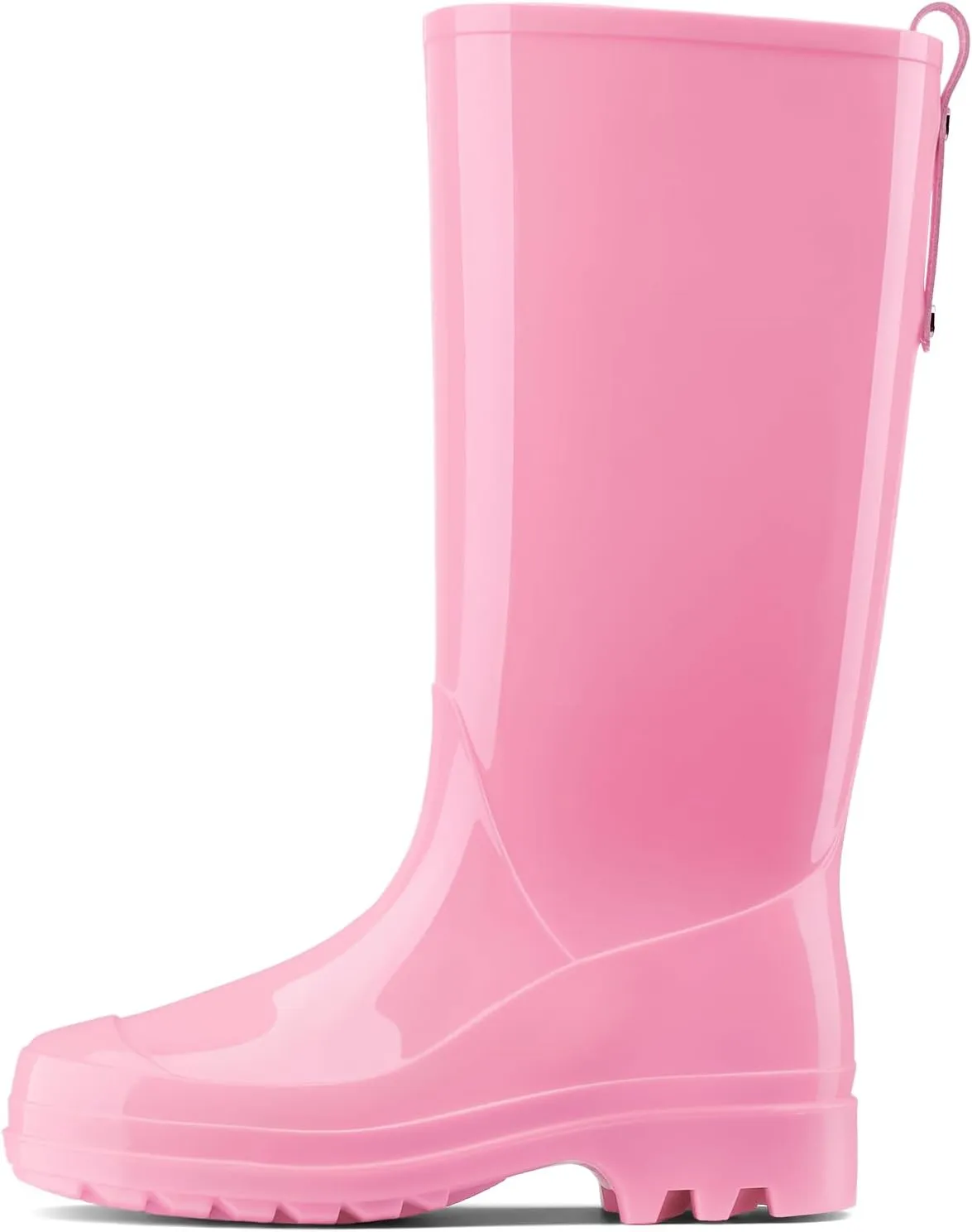 HISEA Rain Boots for Women Waterproof Garden Boots, Knee High Rain Shoes with Comfort Insole, Non-Slip Seamless Tall Rain Boots