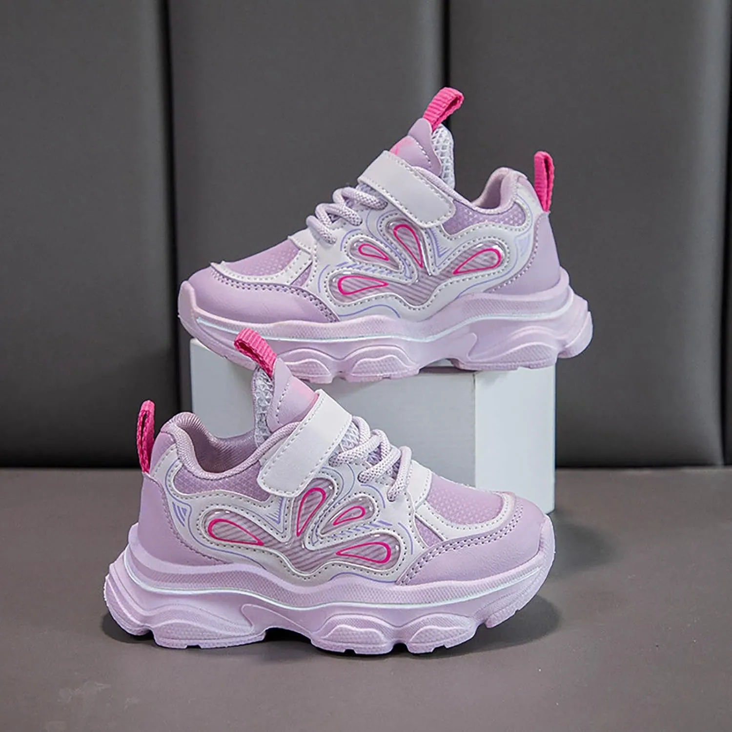 Kids Girls Running Tennis Shoes Lightweight Breathable Sneakers Sport Athletic Shoes for Girls Running Shoes Size 3