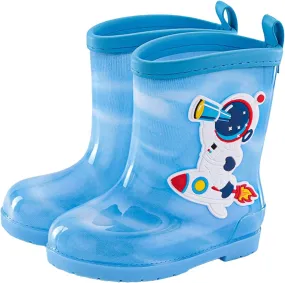 Kids Rain Boots for Boys Girls Toddler artoon Soft Rubber Water Proof Non Slip Rain Shoes for Outdoor Play Wear