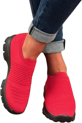Ladmiple Sneakers For Women Slip On Comfort Casual Dressy Summer Fashion Low Top Non Slip Walking Shoes Flats Loafers