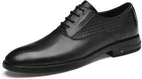 Mens Casual Dress Shoes Comfortable Men's Classic Lace-up Formal Business Oxfords Shoes