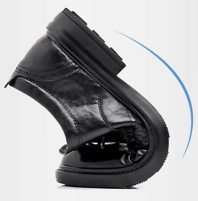 Mens Patent Leather Oxfords Formal Business Tuxedo Dress Shoes Classic Lace-Up Wedding Derby Shoes