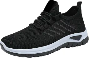 Orthopedic Sneakers for Women Mesh Breathable Lace Up Walking Running Shoes Comfortable Tennis Shoes Non Slip Lightweight Casual Womens Sneakers with Arch Support