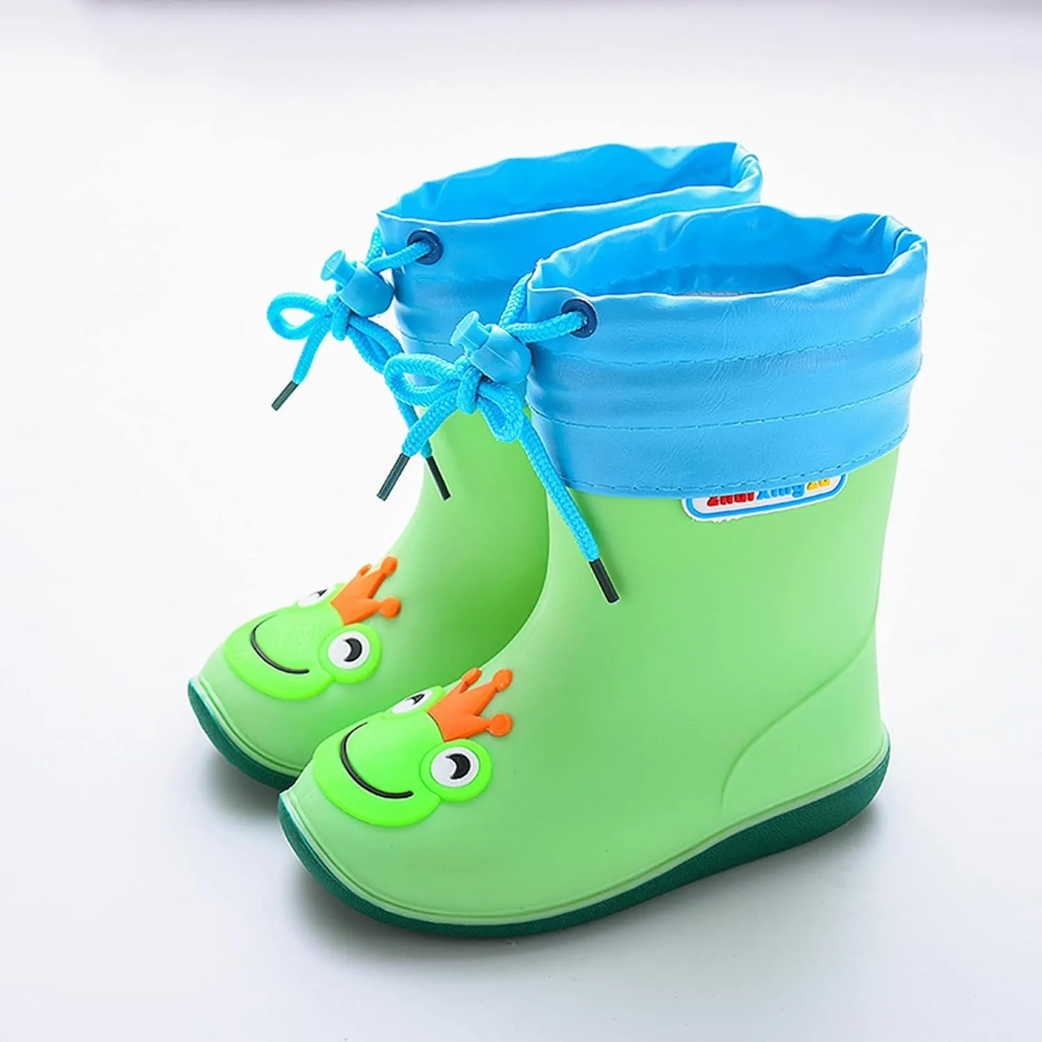 Toddler Rain Boots Waterproof Rainboots Outdoor Boys Girls Cute Water Shoes Non-Slip Rubber Mud Boots Toddler Shoes