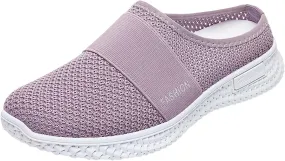 Womens Breathable Mesh Walking Mules Sneakers Slip On Shoes Women Comfortable Men's Casual Dress Shoes Chunky Sneakers Waterproof Tennis Shoe Trainers Shoe