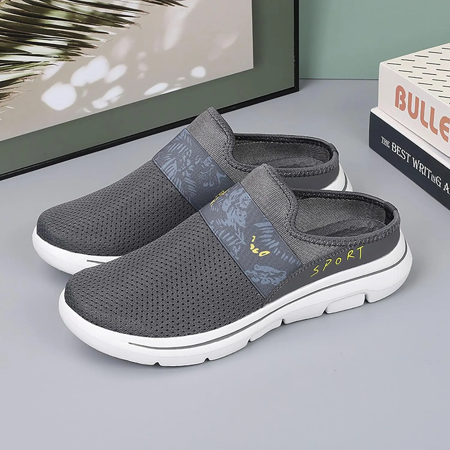 Womens Summer Breathable Mesh Slippers Mens Running Shoes Jogging Women's Shoes Casual Dress Sneakers Waterproof Tennis Shoe Loafers Dress Shoe