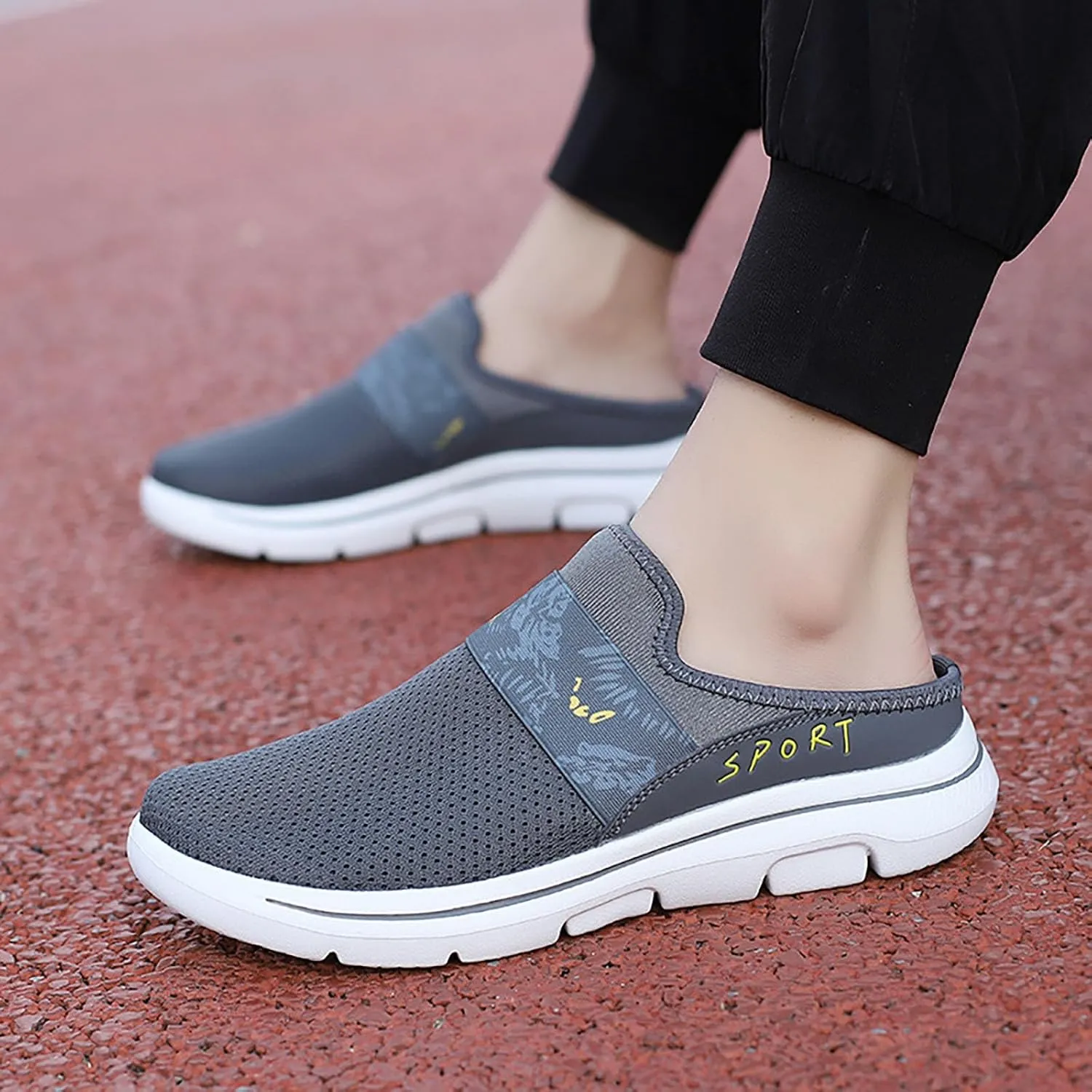 Womens Summer Breathable Mesh Slippers Mens Running Shoes Jogging Women's Shoes Casual Dress Sneakers Waterproof Tennis Shoe Loafers Dress Shoe